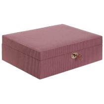 Box-Schmuckkästchen Home ESPRIT Creme Magenta 27 x 19 x 9 cm