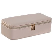 Jewelry box Home ESPRIT Light Pink 20,5 x 10 x 6 cm (2 Pieces)