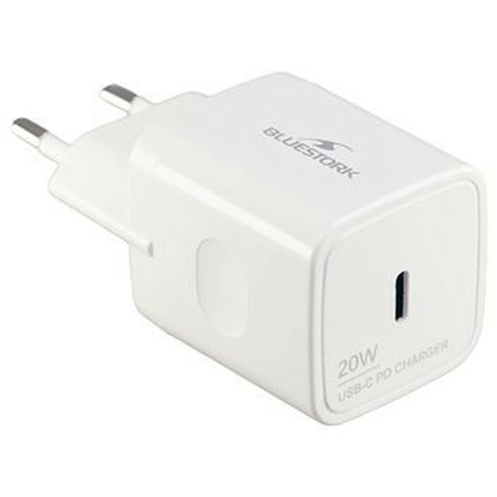 Wall Charger Bluestork PW-NB-20-C White