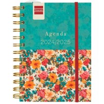 Agenda Finocam 8º SVH Garden Vert Multicouleur 1/8 12 x 16,4 cm 2024-2025