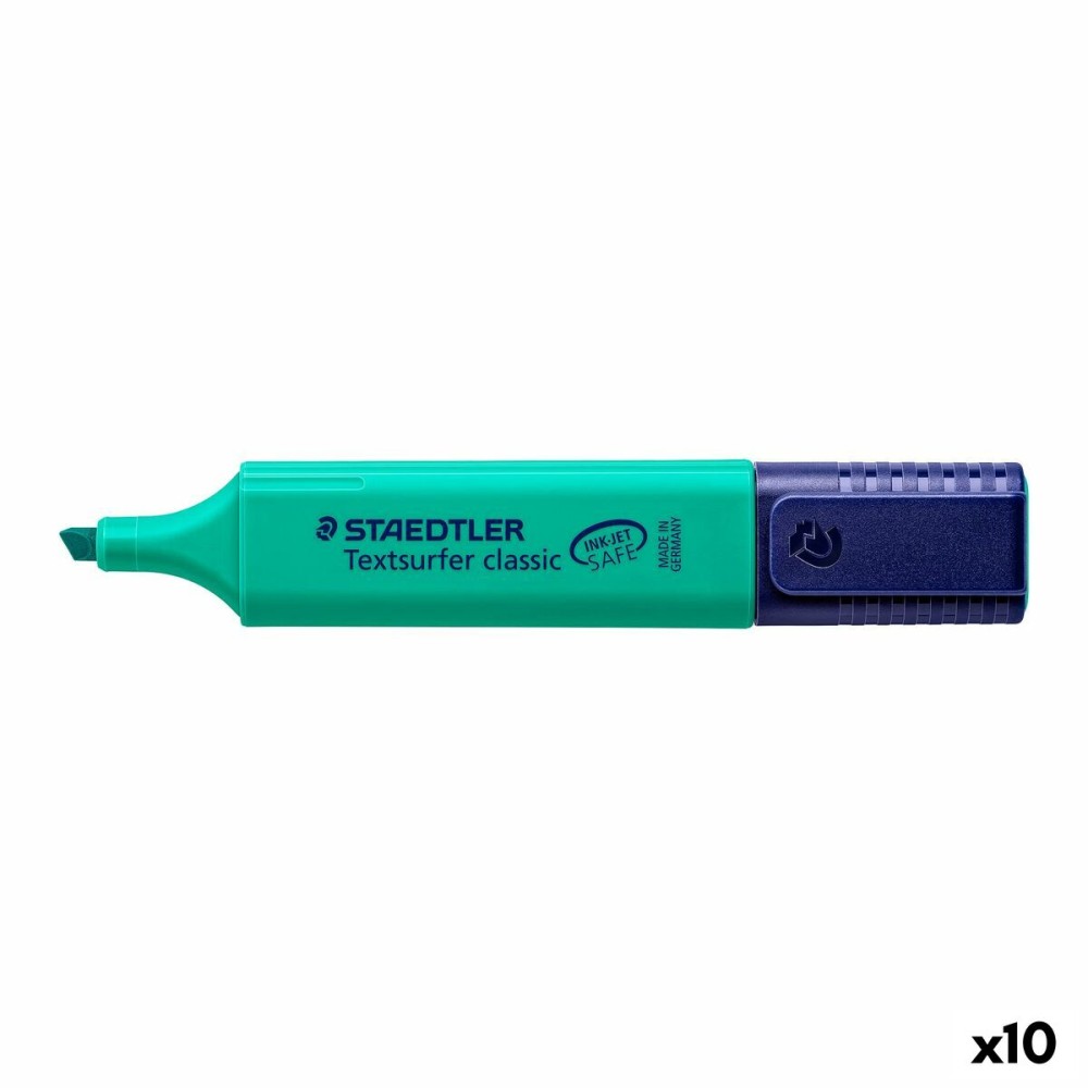 Marqueur fluorescent Staedtler Textsurfer Classic Turquoise (10 Unités)