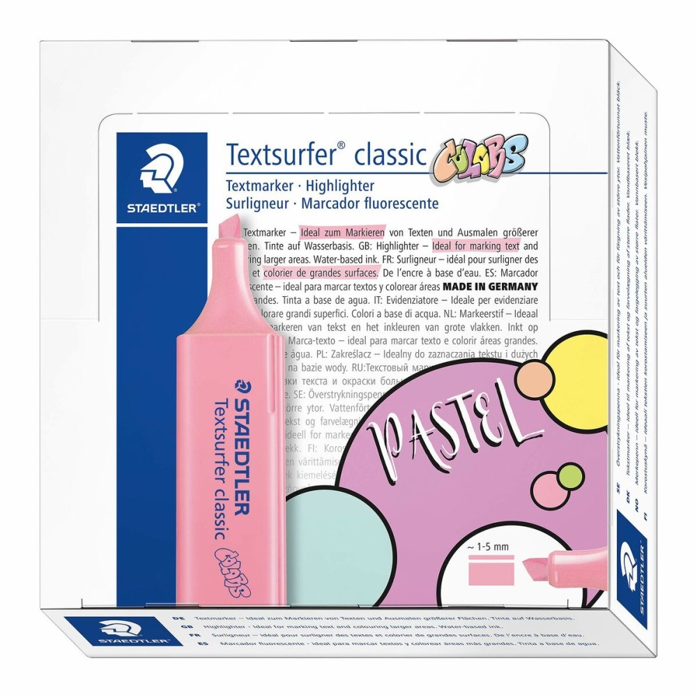 Marqueur fluorescent Staedtler Textsurfer Classic Rose (10 Unités)