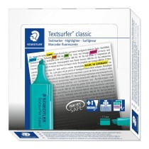 Fluorescent Marker Staedtler Textsurfer Classic Turquoise (10 Units)