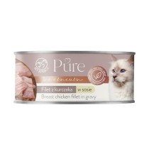 Aliments pour chat PETREPUBLIC Breast chicken fillet in gravy Poulet