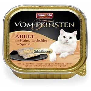 Aliments pour chat Animonda Vom Feinsten 83261 Poulet Saumon Poisson Epinards 100 g