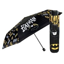 Foldable Umbrella Batman Perletti Black Ø 91 cm Children's