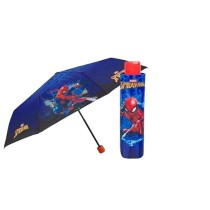 Foldable Umbrella Spider-Man Perletti Blue Ø 91 cm Children's