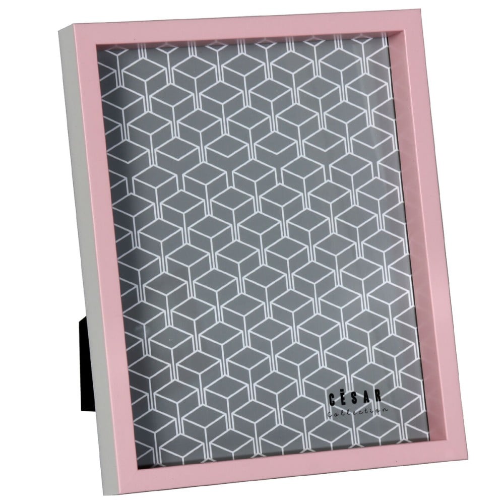 Photo frame Alexandra House Living Pink Plastic 20 x 25 x 2 cm