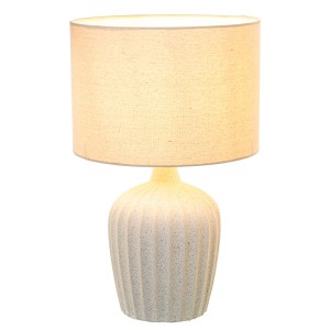 Lampe de bureau Alexandra House Living Beige Multicouleur Céramique 40 W 28 x 47 x 28 cm