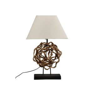 Lampe de bureau Romimex Naturel Bois 30 x 45 x 15 cm