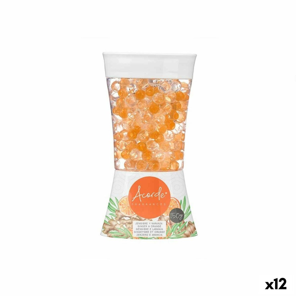 Désodorisant Orange Gingembre 150 g Gel (12 Unités)