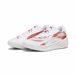 Basketballschuhe für Erwachsene Puma All-Pro Nitroam Weiß