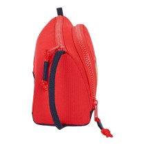 Trousse d'écolier RFEF Bleu Rouge 20 x 11 x 8.5 cm (32 Pièces)