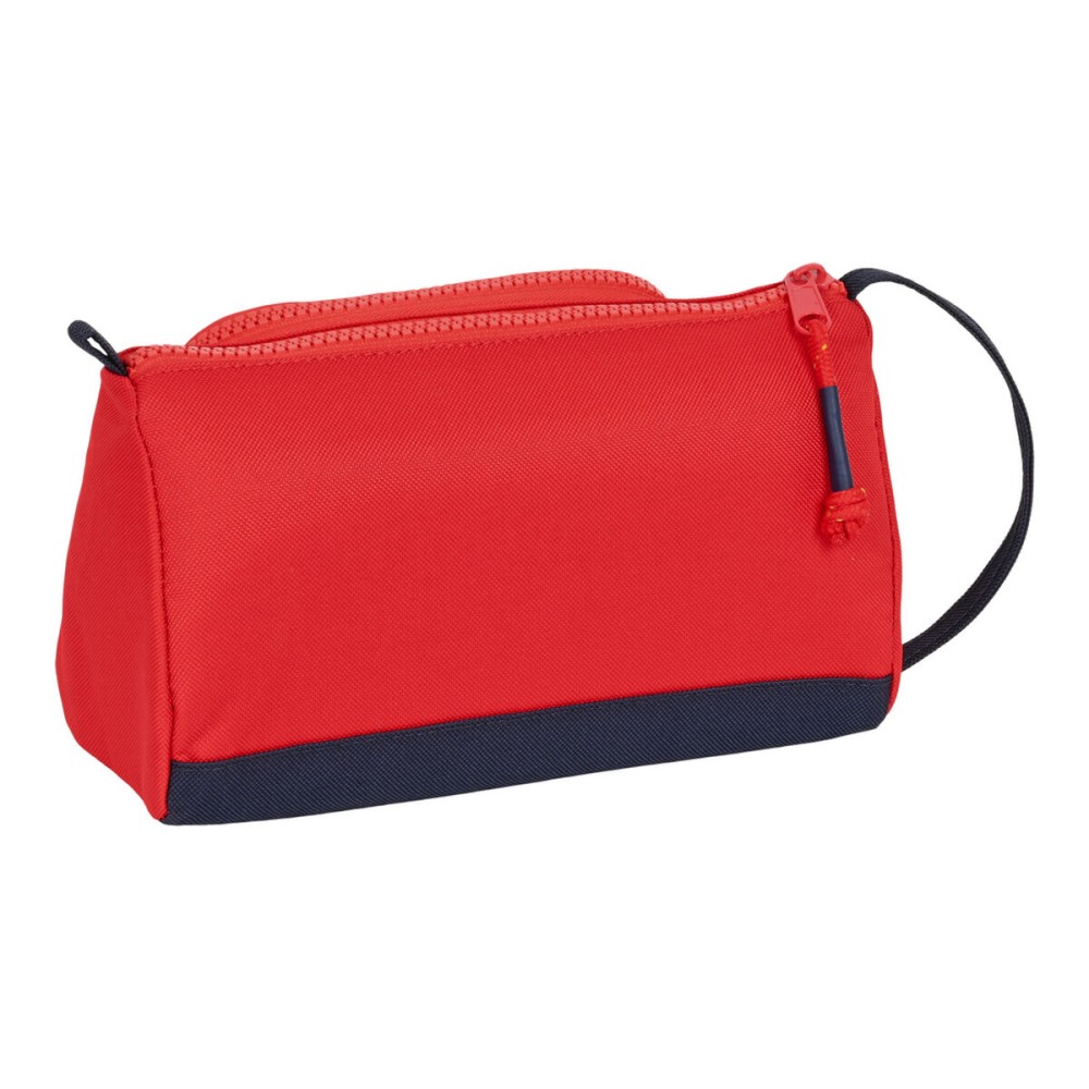 Trousse d'écolier RFEF Bleu Rouge 20 x 11 x 8.5 cm (32 Pièces)