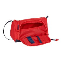 Trousse d'écolier RFEF Bleu Rouge 20 x 11 x 8.5 cm