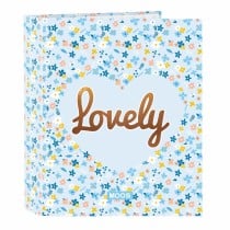 Ringbuch Moos Lovely Blau A4 27 x 33 x 6 cm