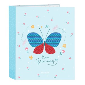 Ring binder BlackFit8 Mariposa Blue A4 27 x 33 x 6 cm