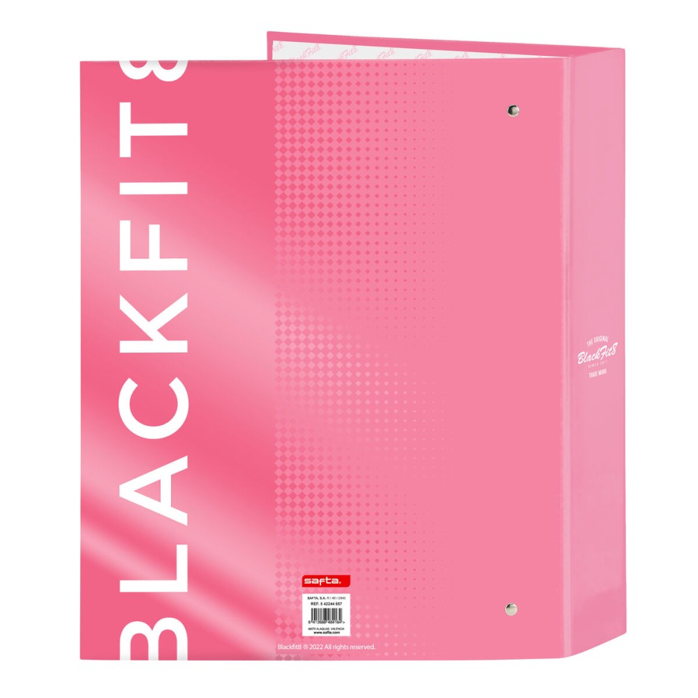 Ring binder BlackFit8 Glow up Pink A4 27 x 33 x 6 cm