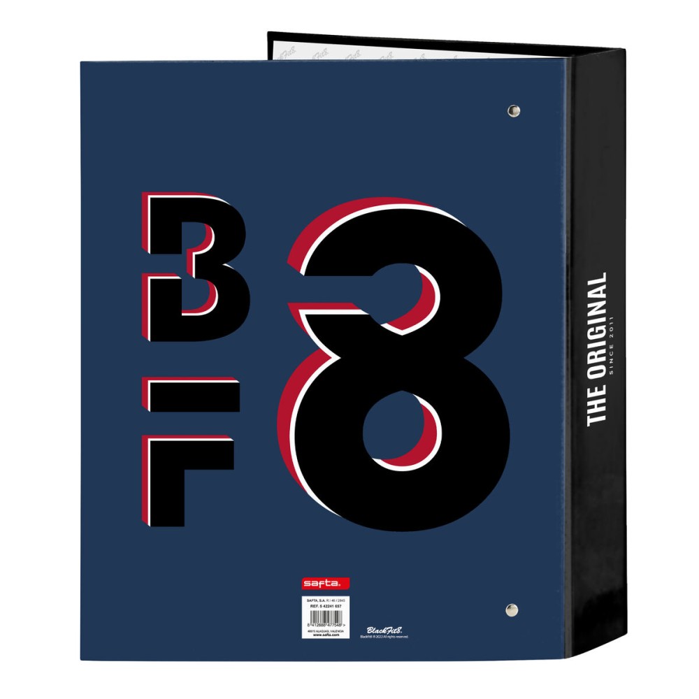 Ring binder BlackFit8 Urban Black Navy Blue A4 27 x 33 x 6 cm