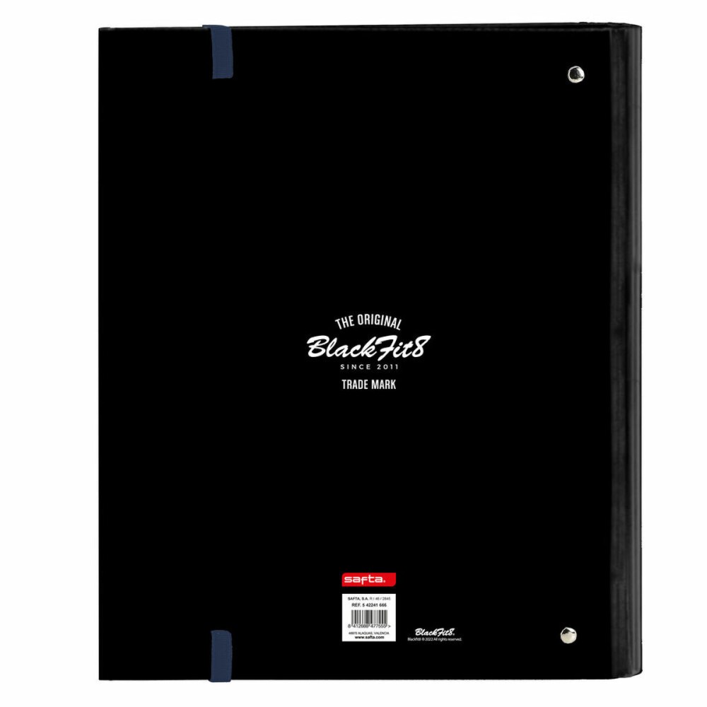 Ring binder BlackFit8 Urban A4 Black Navy Blue (27 x 32 x 3.5 cm)