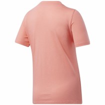 Damen Kurzarm-T-Shirt Reebok Identity Logo Rosa