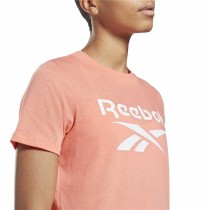 T-shirt à manches courtes femme Reebok Identity Logo Rose