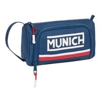 Trousse Scolaire avec Accessoires Munich Soon Bleu (32 Pièces)