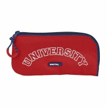 Trousse d'écolier Safta University Rouge Blue marine (23 x 11 x 1 cm)