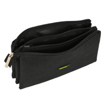 Trousse Fourre-Tout Triple Safta Surf Noir (22 x 12 x 3 cm)