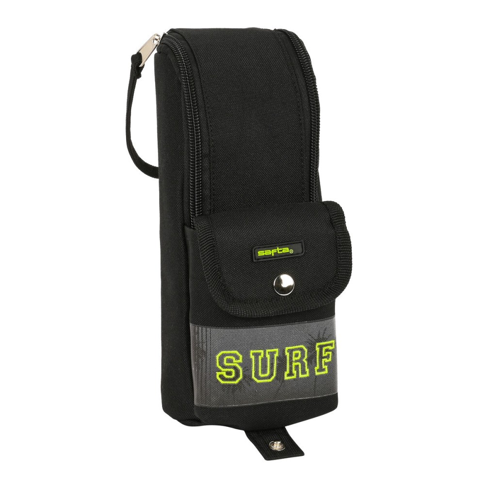 Trousse d'écolier Safta Surf Noir (6 x 21 x 6 cm)