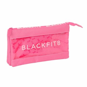 Trousse Fourre-Tout Triple BlackFit8 Glow up Rose (22 x 12 x 3 cm)