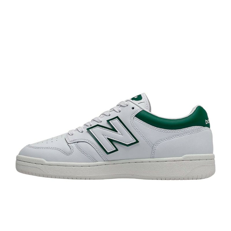 Chaussures de Sport pour Homme New Balance 480 Vert Blanc