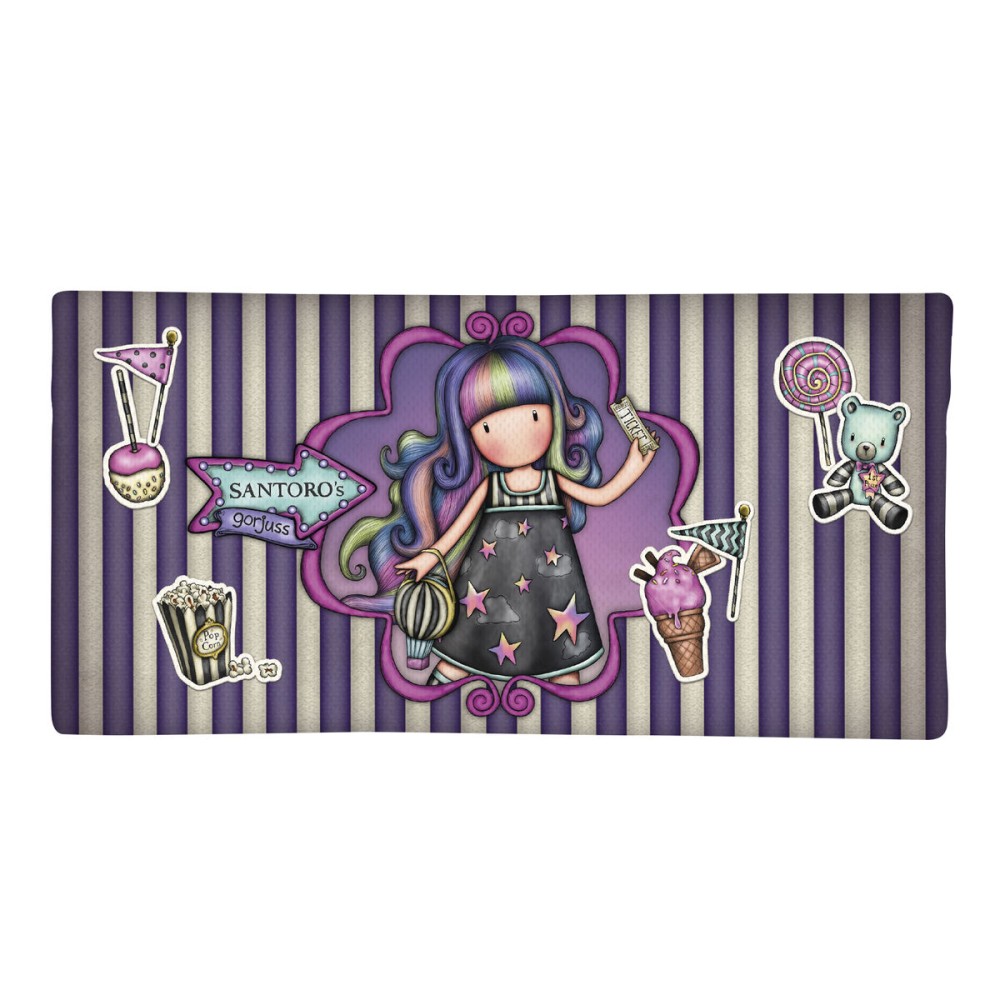 School Case Gorjuss Up and away Purple (22 x 11 x 1.5 cm)