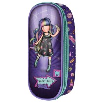 Trousse d'écolier Gorjuss Up and away Violet (10 x 23 x 6 cm)