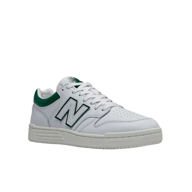 Chaussures de Sport pour Homme New Balance 480 Vert Blanc