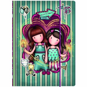 Dossier Gorjuss Fireworks A4 Bordeaux (24.8 x 9 x 33.4 cm)