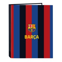 Reliure à anneaux F.C. Barcelona Bordeaux Blue marine A4 26.5 x 33 x 4 cm