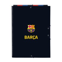 Dossier F.C. Barcelona Bordeaux Blue marine A4 (26 x 33.5 x 2.5 cm)