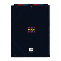 Dossier F.C. Barcelona Bordeaux Blue marine A4 (26 x 33.5 x 2.5 cm)