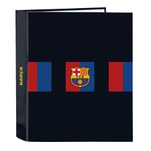 Reliure à anneaux F.C. Barcelona Bordeaux Blue marine A4 27 x 33 x 6 cm