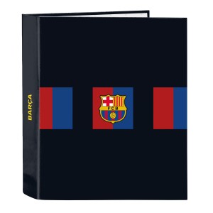 Ringbuch F.C. Barcelona Granatrot Marineblau A4 27 x 33 x 6 cm