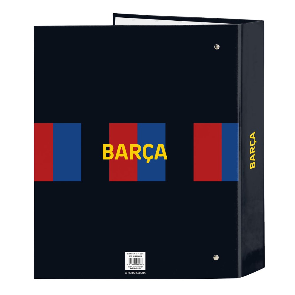 Ring binder F.C. Barcelona Maroon Navy Blue A4 27 x 33 x 6 cm