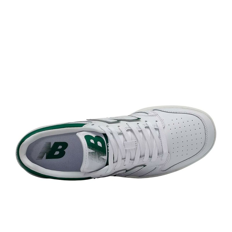 Chaussures de Sport pour Homme New Balance 480 Vert Blanc