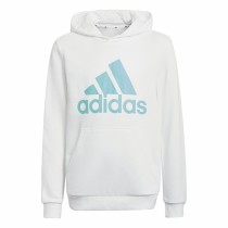 Jungen Sweater mit Kapuze Adidas Blau Weiß