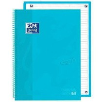 Cahier Oxford European Book School Bleu pastel A4 A4+ 80 Volets 5 Pièces