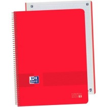 Cahier Oxford Live&Go Rouge A4 5 Pièces