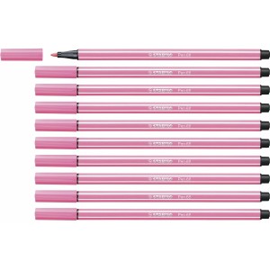 Feutres Stabilo Pen 68 Rose clair (10 Pièces)