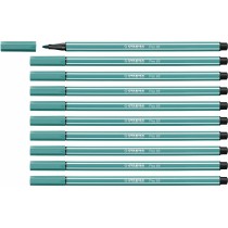 Feutres Stabilo Pen 68 Turquoise (10 Pièces)