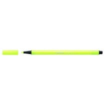 Felt-tip pens Stabilo Pen 68 Fluorescent Yellow (10 Pieces)