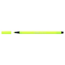 Feutres Stabilo Pen 68 Fluorescent Jaune (10 Pièces)